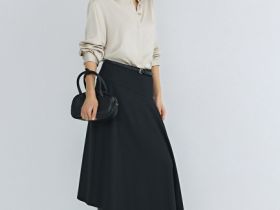 Сатиновая блузка из вискозы, Бежевый