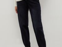 Утепленные джинсы loose fit женские