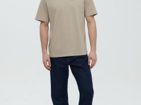 Футболка из хлопка с принтом