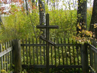 Могила партизана А.М.Драничникова