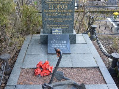 Могила Егорова Владимира Васильевича (1923-1981 гг.) - Героя Советского Союза
