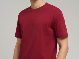 Футболка свободного кроя из джерси