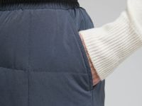 Утепленная юбка на молнии прямого силуэта