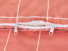 Постельное белье полукомплект Quadretti, кораллово-розовое