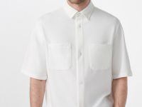 Рубашка с коротким рукавом, Белый