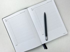 Чёрный ежедневник Remarklee Minimalism А5