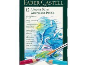 Набор карандашей акварельных Faber-castell "Albrecht Durer" 12 цв проф-ные в металле