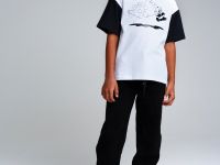 Брюки трикотажные утепленные флисом для мальчиков