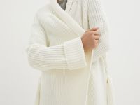 Удлиненный кардиган с поясом