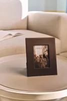 Кожаная фоторамка M Шоколадный