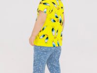 Фуфайка детская трикотажная для девочек (футболка)