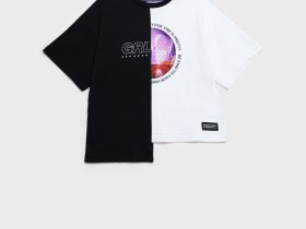 Фуфайка трикотажная для девочек (футболка)