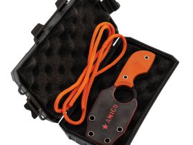 Шейный нож Amigo Z AUS-8 BT, Kizlyar Supreme