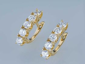 Серьги из желтого золота э0312сг03185000_white