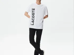 Мужская футболка Lacoste свободного кроя