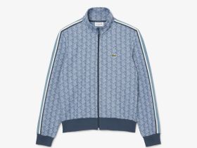 Мужская жаккардовая толстовка Lacoste PARIS с монограммой