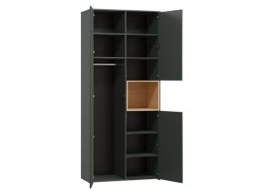 Распашной шкаф Висмар 2-103x240 Темно-зеленый