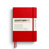 Блокнот в линейку Leuchtturm1917 "Medium" A5 125 л, твердая обложка Вишня
