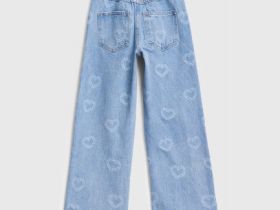 Прямые джинсы Straight для девочек, Голубой