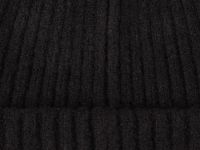 Вязаная шапка с отворотом, Черный