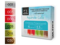Набор акварели Малевичъ "Veroneze" рождество, 6 цв*2,5 мл