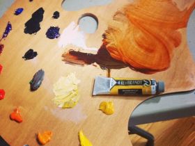 Масло Talens "Rembrandt" 40 мл Фтало сине-зелёный