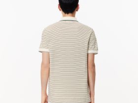 Мужское поло Lacoste в полоску