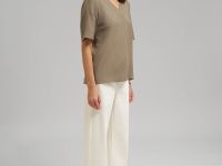 Свободная блузка со льном