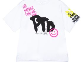 Фуфайка трикотажная для девочек (футболка)