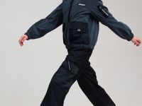 Брюки текстильные с полиуретановым покрытием для девочек