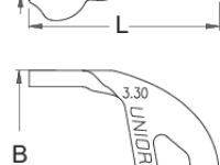 Ключ спицевой Unior 1630/2A (3.45 мм)