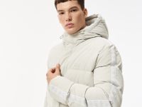 Мужская стёганая куртка Lacoste с капюшоном