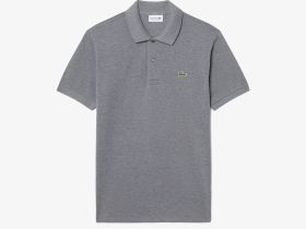 Мужское поло L.12.12 из меланжевой ткани