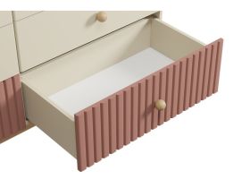 Комод детский Финни 155x86 Розовый