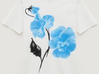 Футболка из хлопка с принтом