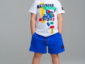 Комплект трикотажный для мальчиков: фуфайка (футболка), шорты