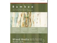 Альбом-склейка из бамбуковой бумаги Hahnemuhle "Bamboo. Mix Media" 30x40 см 25 л 265 г