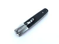 Нож полуавтоматический GANZO G7211 ЧЕРНЫЙ (F7211-BK)