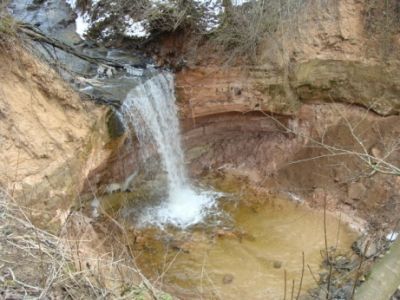 Обнажения палеозойских пород