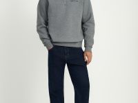 Утепленные джинсы straight fit мужские