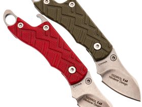 Набор из двух складных ножей KERSHAW Cinder, сталь 3Cr13MoV, рукоять термопластик GFN, красный/зеленый