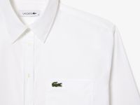 Женская рубашка Lacoste оверсайз с нагрудным карманом