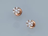 Пусеты из красного золота э0212пс04152800