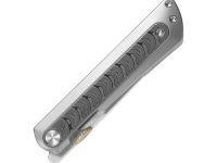 Складной нож Kizer Quoll, сталь S45VN, рукоять Titanium&Rainbow Damascus