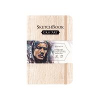 Скетчбук для графики Малевичъ "Graf'Art" Light Wood 9,5х14,5 см, 48 л 150 г