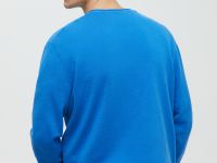 Базовый джемпер из хлопка прямого кроя