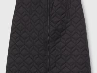 Стеганая юбка А-силуэта