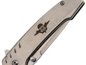 Складной нож ВДВ Silver, сталь D2, рукоять сталь