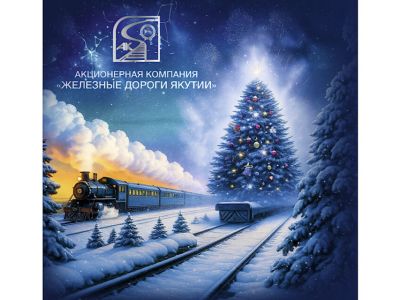 «Железные дороги Якутии» поздравили жителей Якутии с наступающим Новым годом