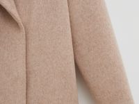 Двубортное пальто свободного силуэта